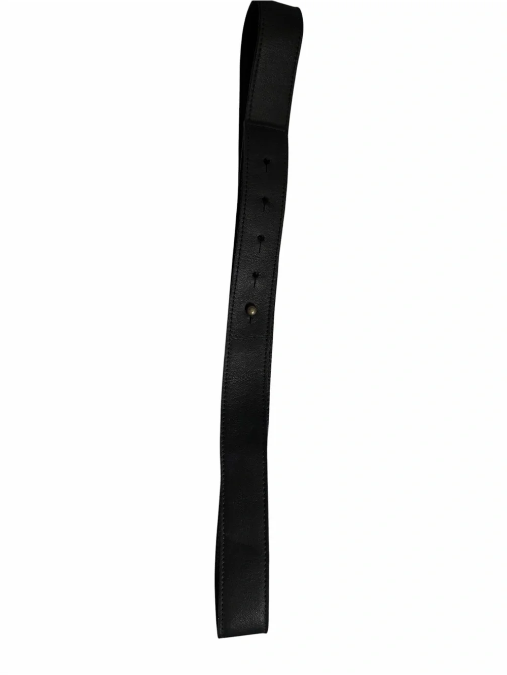 Eileen Fisher Black Leather Waist Belt